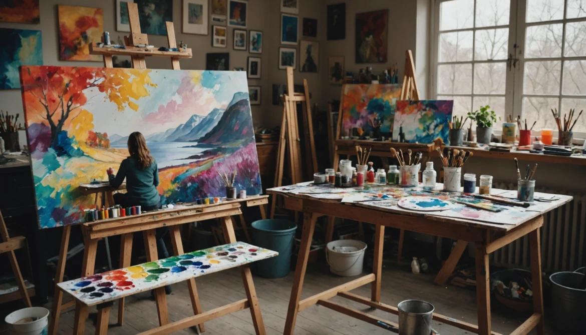 Découvrez vos talents cachés : guide surprise pour débuter en peinture